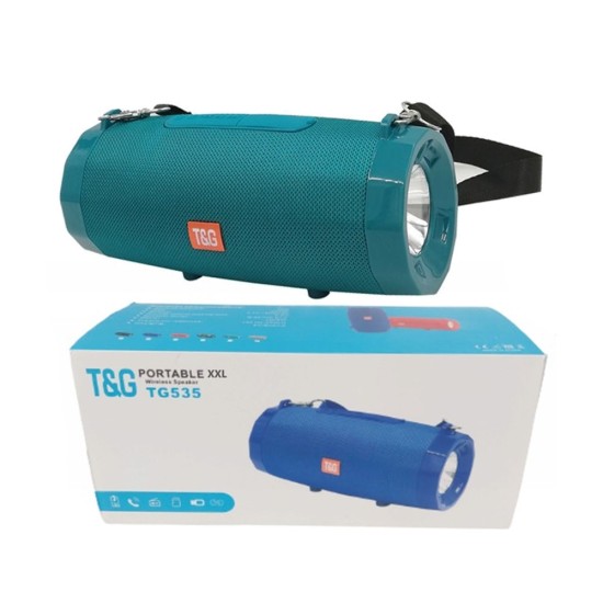 T&G Portable Wireless Speaker TG-535 with Super Flashlight Green T&G Portable Wireless Speaker TG-535 with Super Flashlight Green